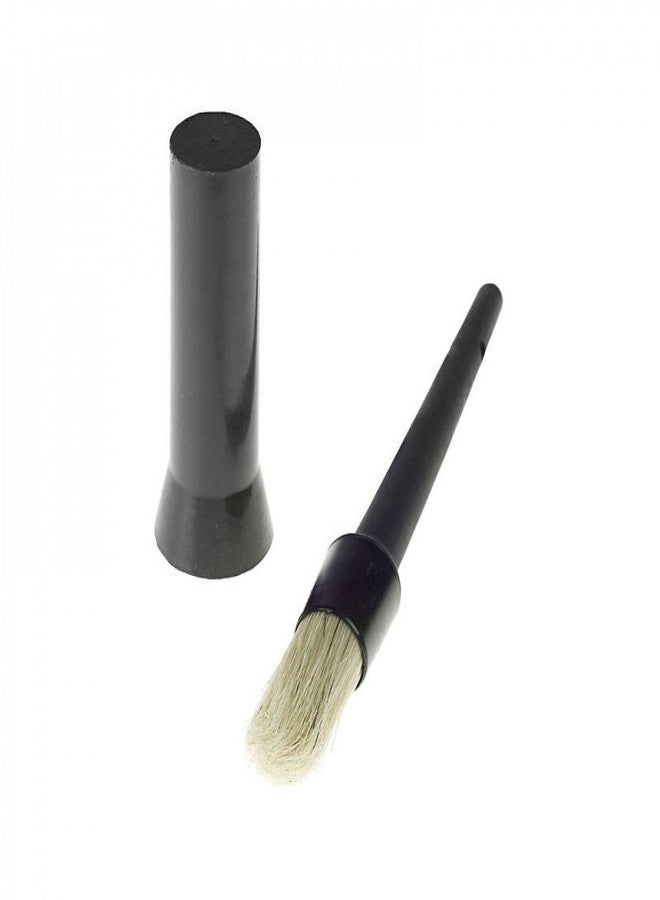 HORZE Hoof Oil Brush for Horses with Cap - Black - One Size - Image 1